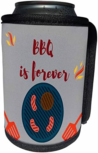 3. Създаване на творческа и уникално изображение и текст на опаковки за бутилки BBQ Is Forever - Can Cooler