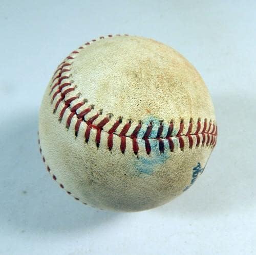 2019 Чикаго Къбс В играта Питсбърг Пайрэтс Използва бейзбол Елиас Диас Двойна 7 - Използваните Бейзболни топки