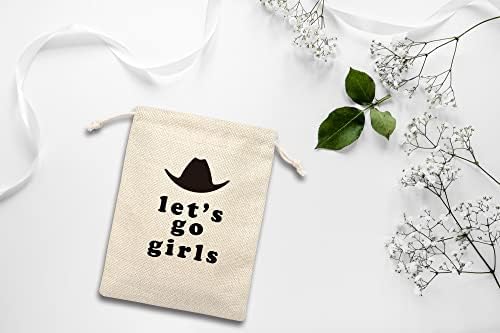 Подаръчни Пакети Disfuco от Махмурлук, Чанти за моминско парти, Подарък Памучни торбички за момичета Lets Go