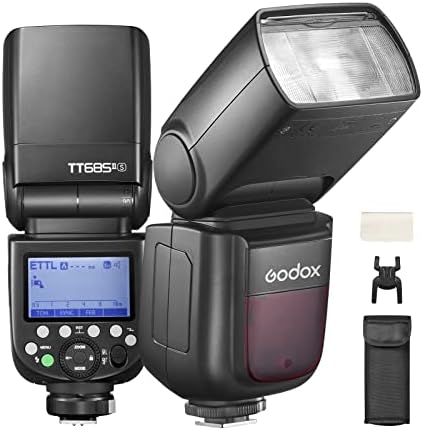 Светкавица за фотоапарат Godox TT685II-S Speedlite, 2,4 G HSS 1/8000 s TTL GN60, съвместима със светкавица за