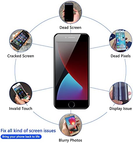 за iPhone 7 Plus Подмяна на екрана Черен, Mobkitfp 5,5 Пълна Монтаж LCD дисплей, Дигитайзер с предна камера