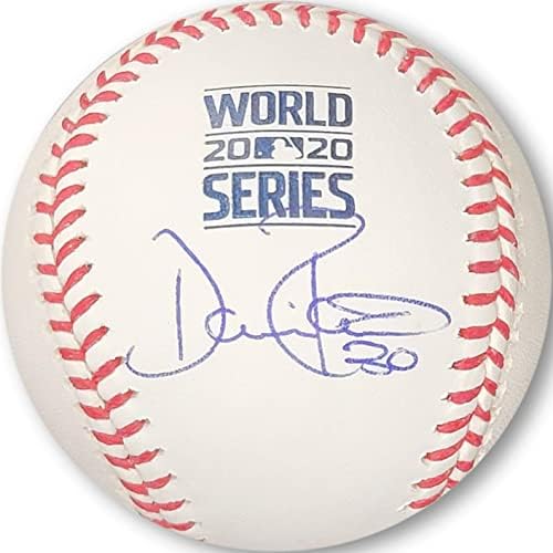 Бейзболни топки с автограф на Дейв Робъртс и автограф от 2000 World Series Baseball Dodgers PSA - Бейзболни