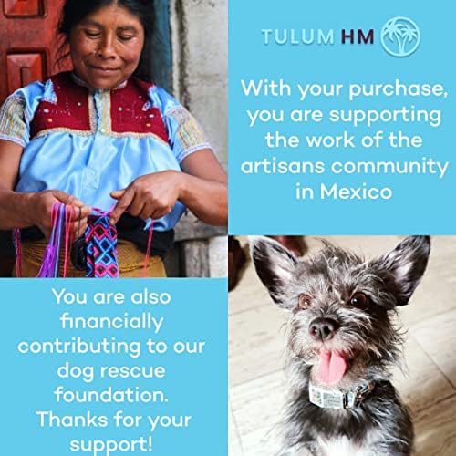 Tulum HM | Мексикански яки ръчен труд за малки, Средни и Големи кучета. Моющийся и високо ефективни, трайни