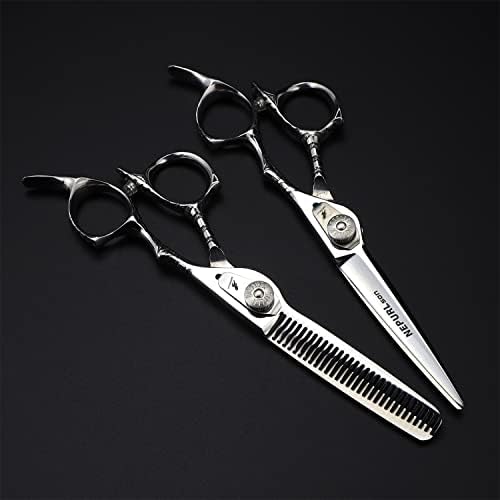 Набор от висококачествени ножица за подстригване на коса 6,0 см, Фризьорски ножици за подстригване и филировки