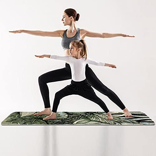 Килимче за йога с дебелина 6 мм, Ретро Акварел лотосов цвят С Стрекозой, Екологично Чисти Постелки за упражнения от ТПЭ, Подложка за Пилатес, Йога, тренировки, основе