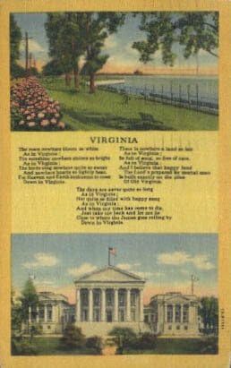 Разни, пощенска Картичка от Вирджиния