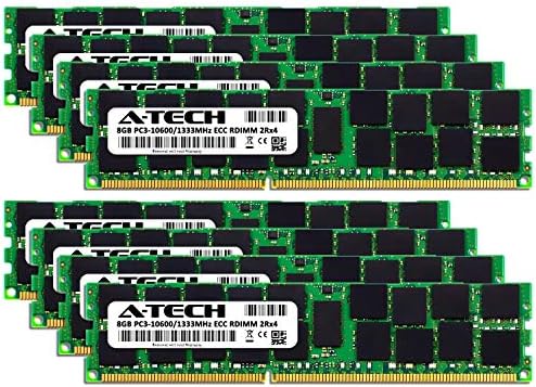Комплект памет A-Tech обем 64 GB за HP Z420 Workstation - (8X8 GB) DDR3, 1333 Mhz, PC3-10600 Ъпгрейд на ram