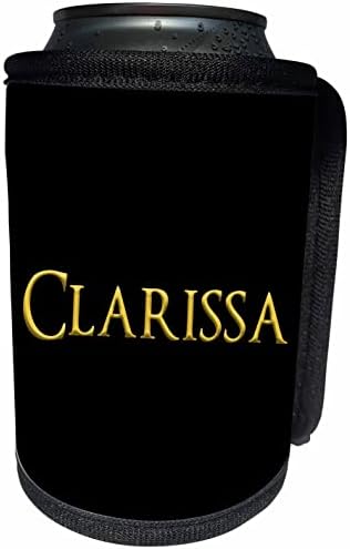 3дРоза Кларисса често срещано женско име в Америка. Свети жълт цвят. - Опаковки за бутилки-охладители (cc_354430_1)