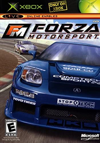 Forza Motorsport 1 Racing за Първи път на печатни черна етикета за XBOX и XBOX 360