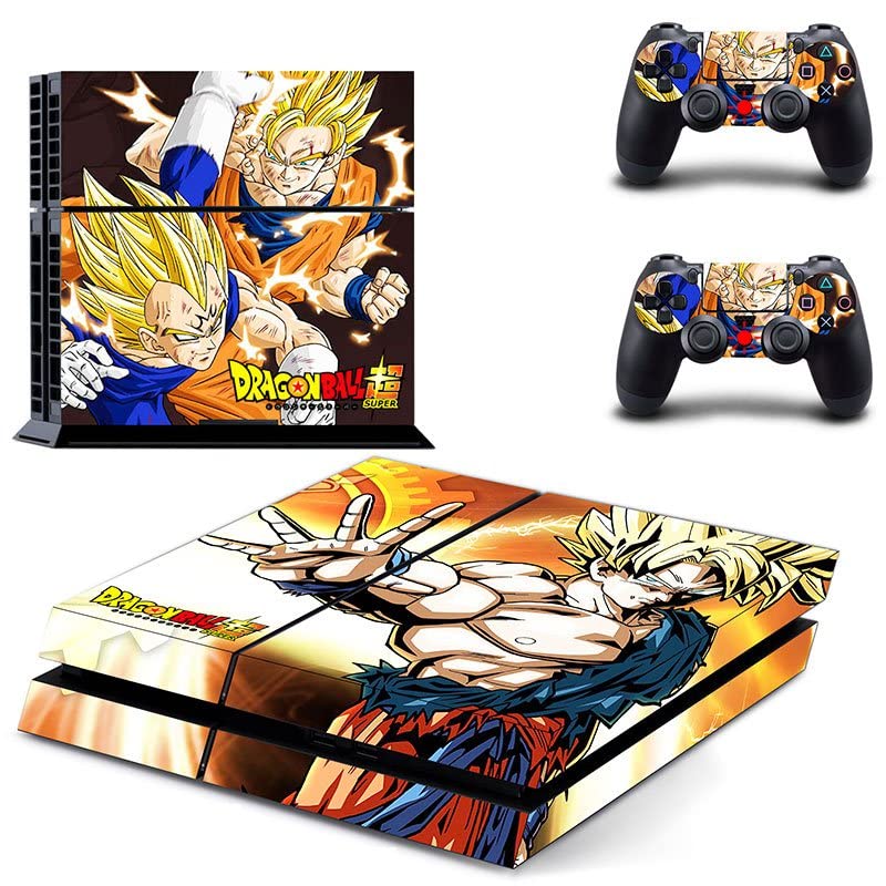 Аниме Драго И VIP Балони son Goku, Зеленчуци, Супер Сайян Стикер на корицата на PS4 или PS5 За конзолата PlayStation