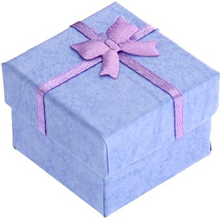 Подарък Кутия за Гривна на поръчка, 24 опаковки, Подаръчни Кутии, Кутия за Колие с Бантиком, Кутия за Пръстени,