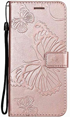 Чанта-портфейл MEUPZZK за Samsung Galaxy S21 +/S21 Plus от изкуствена кожа премиум-клас с отпечатан във формата
