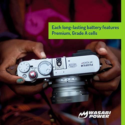Батерия Wasabi Power (2 комплекта) и зарядно устройство за Ricoh DB-90 и система за фотоапарат Ricoh GXR