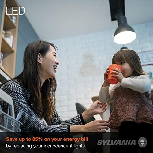 Крушка Sylvania Ultra LED A19, еквивалент на 75 W, Ефективността 12 W, 13 години, С регулируема яркост 1100