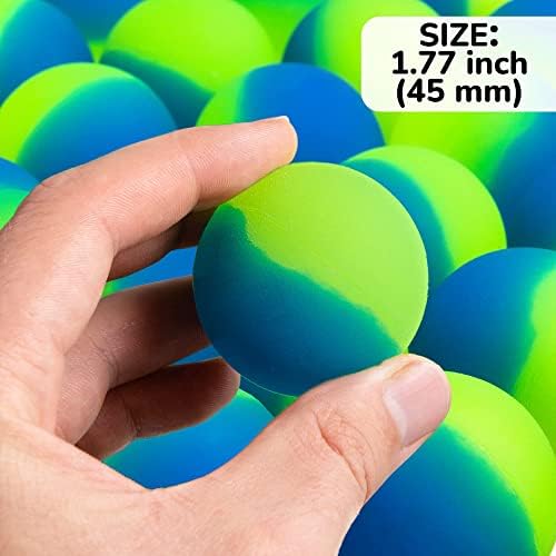 Завладяващ Надуваеми топки - Гумени топки за деца - Двуцветен ледени скачащи топки - 25 бр 50 бр 100шт Голяма