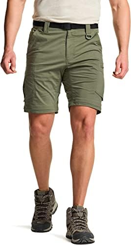 Мъжки панталони-карго CQR с мек Покрив, Непромокаеми Туристически Панталони с ципове, Леки Еластични Панталони