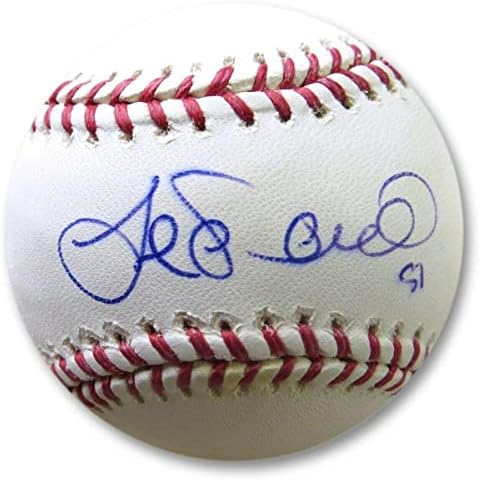 Джо Сондърс Подписа Бейзболни Ангели MLB Дайъмъндбекс с Автограф S1279 - Бейзболни Топки С Автографи