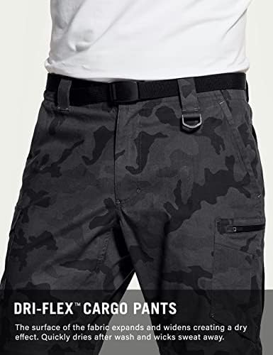 Мъжки панталони-карго CQR с мек Покрив, Непромокаеми Туристически Панталони с ципове, Леки Еластични Панталони