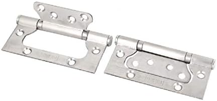 Шкаф X-DREE С връзка за мигли от неръждаема стомана, в сребърен тон, дължина 4 инча, 2 бр. (Gabinete, armario,