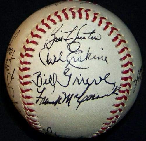 Лойд Уэйнер, Фреди Линдстрьом, Пиш Пиш Рийз, Футболист с автограф от JSA LOA! - Бейзболни топки с автографи