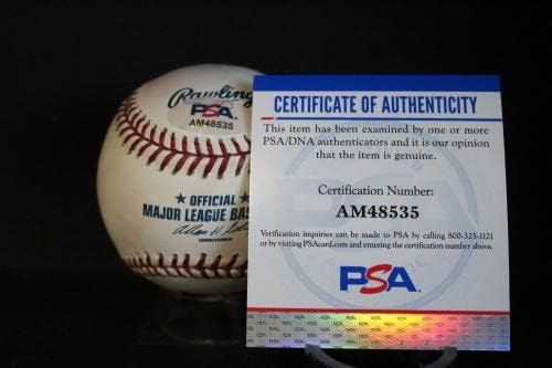 Автограф с автограф Гори Мюлер (45 WSC) в бейзбола Auto PSA/DNA AM48535 - Бейзболни топки с автографи