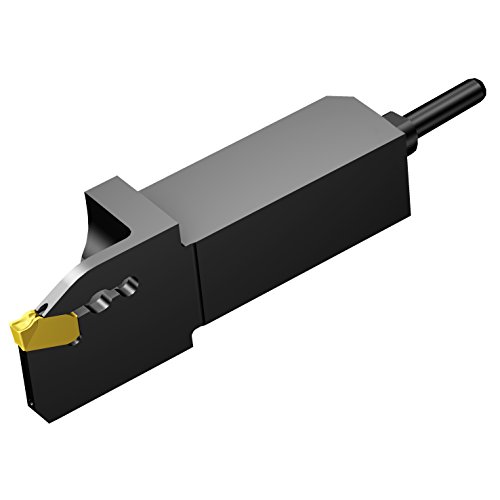 Е sandvik Coromant QS-QD-LFF20C1616S Стоманена инструмент CoroCut Q с опашка QS за сегменти и подслушване на канали, максимална дълбочина на рязане 0,79 инча (опаковка от 1)