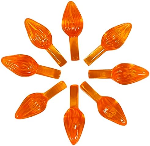 Керамични гирлянди за коледната елха National Artcraft® Small Twist-Style - Оранжеви (432 бр.)