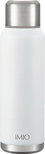 Бутилка за вода Wahei Freiz IM-0007, Офис, Преносима, Тънка бутилка, Imio, 10,1 течни унции (300 мл), Бяла Конструкция