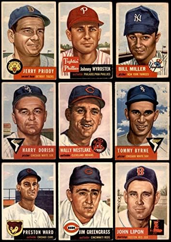 1953 Topps Бейзболен Стартов пакет от 25 Карти /Лот, Без Дублиращи Бейзболни картички 2.5 - GD + - Slabbed Бейзболни