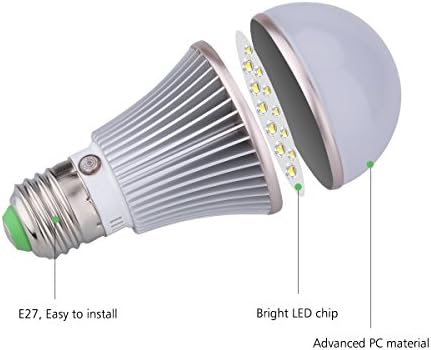 ELEOPTION® E27 AC85-265V Led лампа за външно осветление, led крушки с вграден Фотодатчиком, Автоматично включване