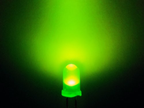 microtivity IL031 5 мм Множествена led лаймово-зелена на цвят (опаковка от 25 парчета)