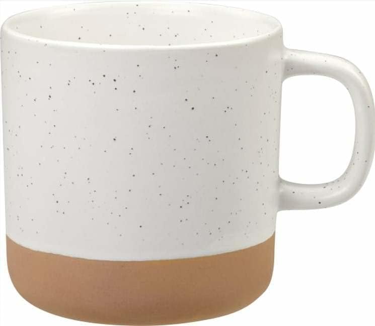 Керамична чаша Unboxme Givenne 12 унции - Модерен гланц и натурална основа за печене - Кафеена чаша с уникален