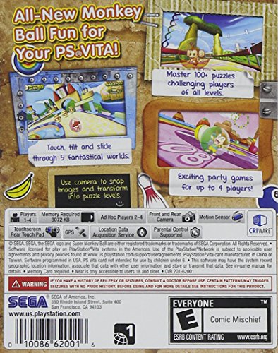 Супер Обезьяний Топката Банан Сплитц - PlayStation Vita