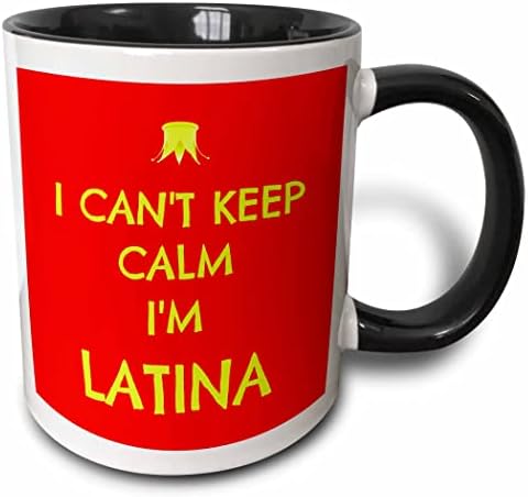 3дРоза, Аз Не Мога да Запази спокойствие, аз съм Латиноамериканка, Червено-Жълтата Керамична чаша, 11 грама