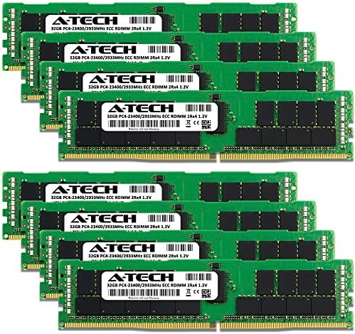 Комплект оперативна памет A-Tech обем 256 GB (8x32 GB) за Dell PowerEdge R540 - DDR4 2933 Mhz PC4-23400 ECC