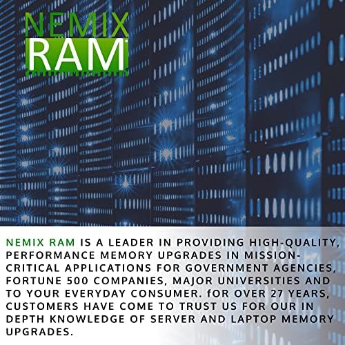 Надграждане на паметта регистриран сървър NEMIX RAM, 32GB (4X8GB) DDR4-2666 PC4-21300 ECC RDIMM за стоечного