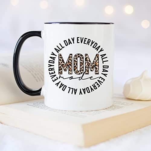 YouNique Designs Mom Mug – Преносим Кафеена чаша с 11 грама, Забавна Кафеена чаша подарък за мама, Нови подаръци