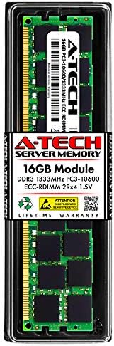 A-Tech 16 GB оперативна памет, за да Supermicro X9DRW-3LN4F + - DDR3 1333 Mhz PC3-10600 ECC Регистриран RDIMM