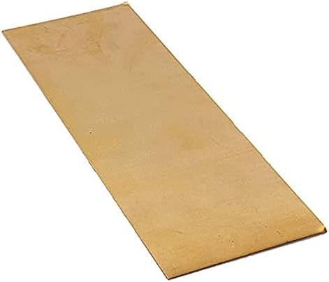Латунная плоча на Месинг лист за обработка на метали, Суровини, 3x100x150 мм, 4x200x300 мм Латунная табела-Метална