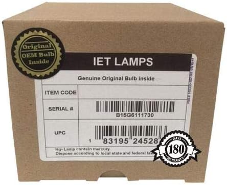 Лампи IET - Истинска оригинална замяна на лампата с корпус OEM за проектор NEC LT150z (хранене на Philips)