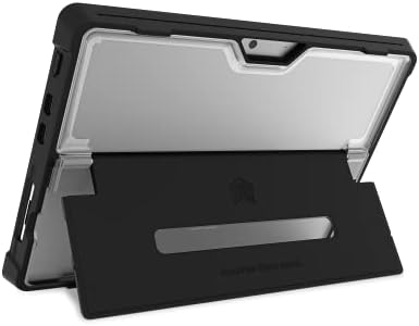 STM Dux Shell за Microsoft Surface Pro 8 - Здрав защитен калъф с държач за писалка - Черни (stm-222-338M-01)