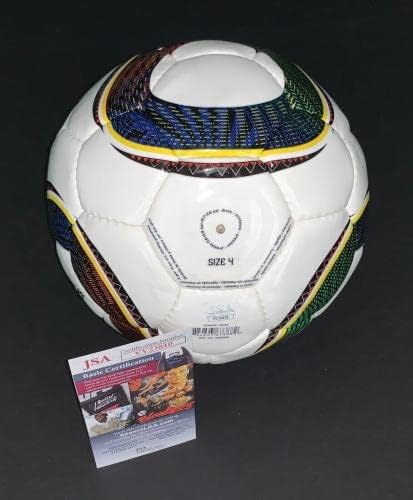 Футболна Топка на световното Първенство по футбол 2010 г. с Автограф Андрес Иньесты Испания JSA COA VV23810 - Футболни топки С Автографи